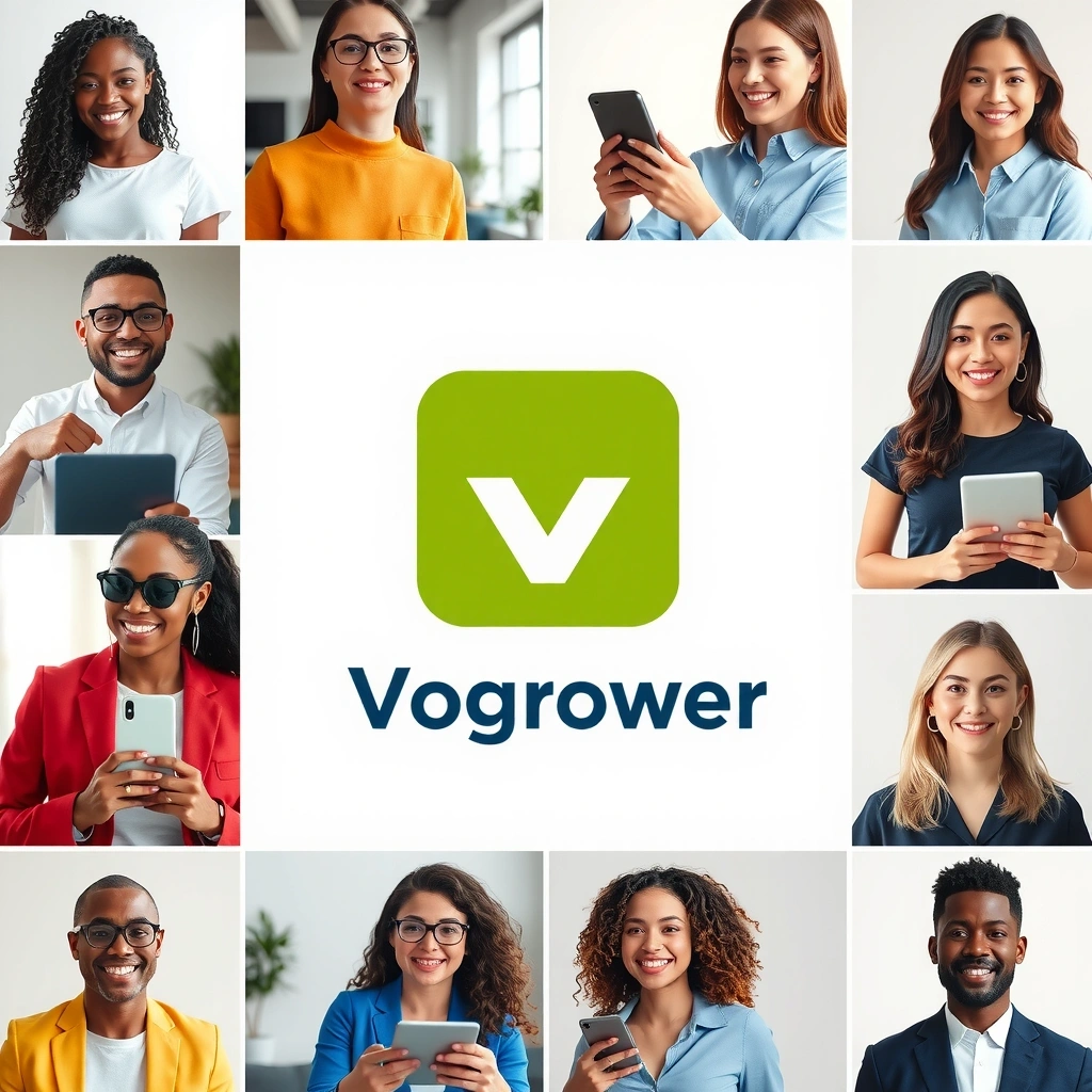 Diversidad de usuarios usando la plataforma Vogrower